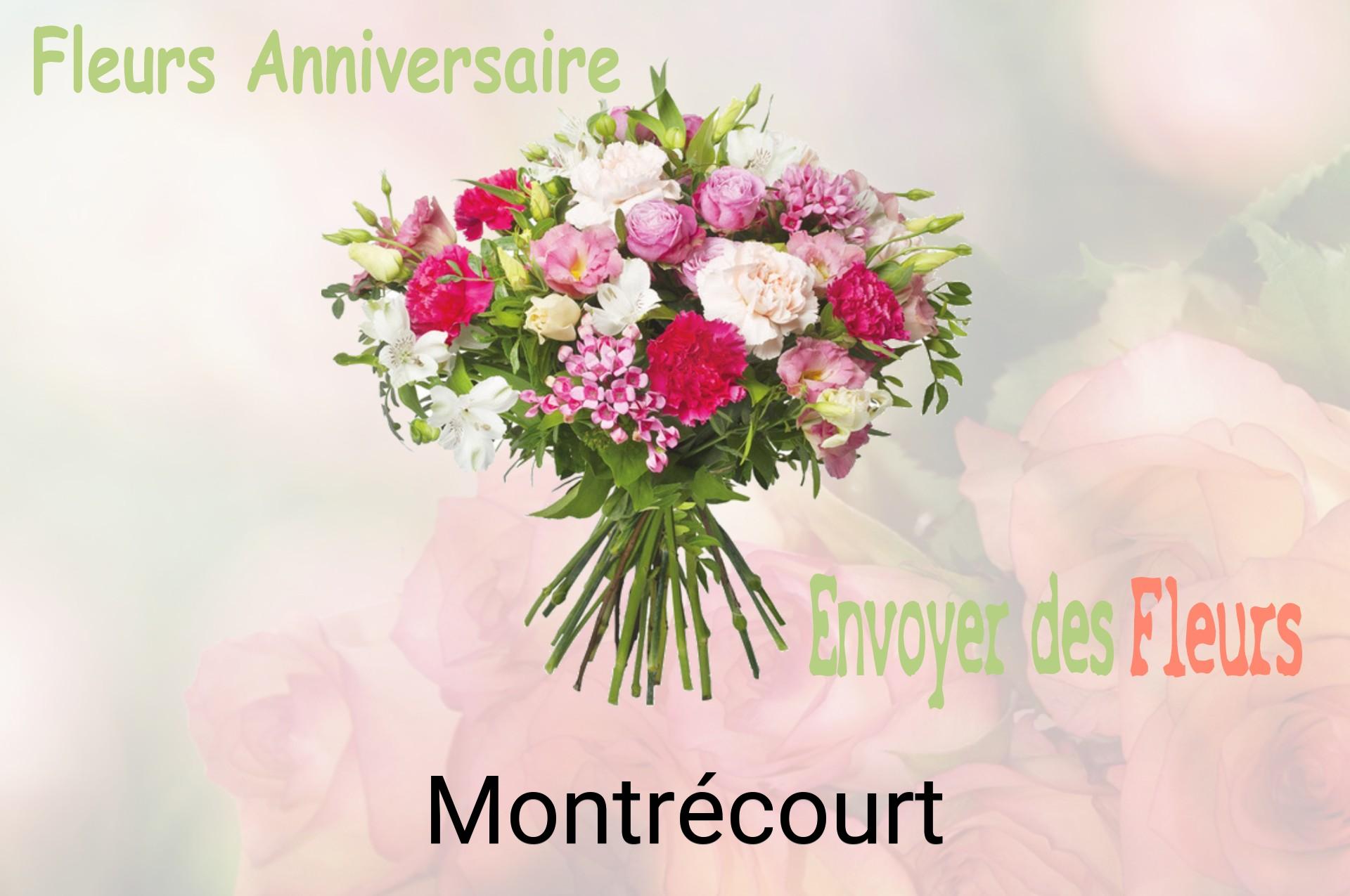 Bouquet de fleurs d’anniversaire livré à Montrécourt
